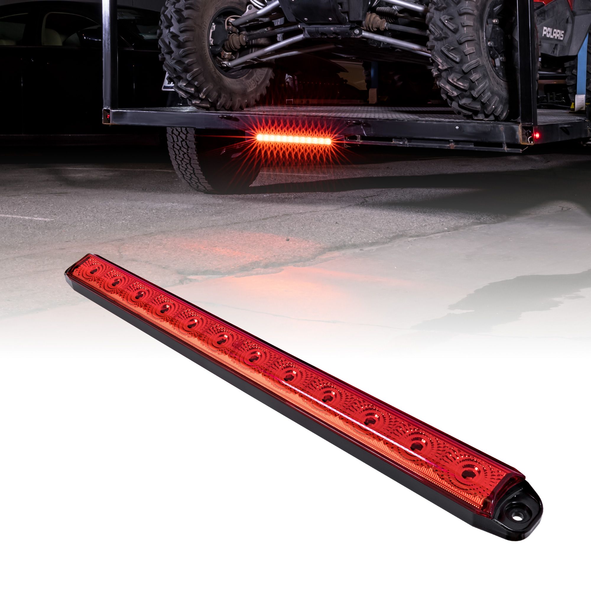 16 12-LED Trailer Identification Tail Light Bar w/ Brake and Turn