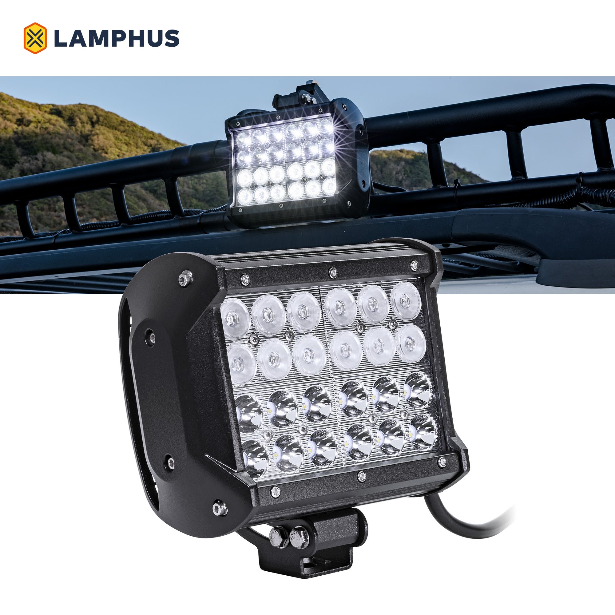 CRUIZER Dual-Stacked 6.5-Inch 72W LED Light Bar