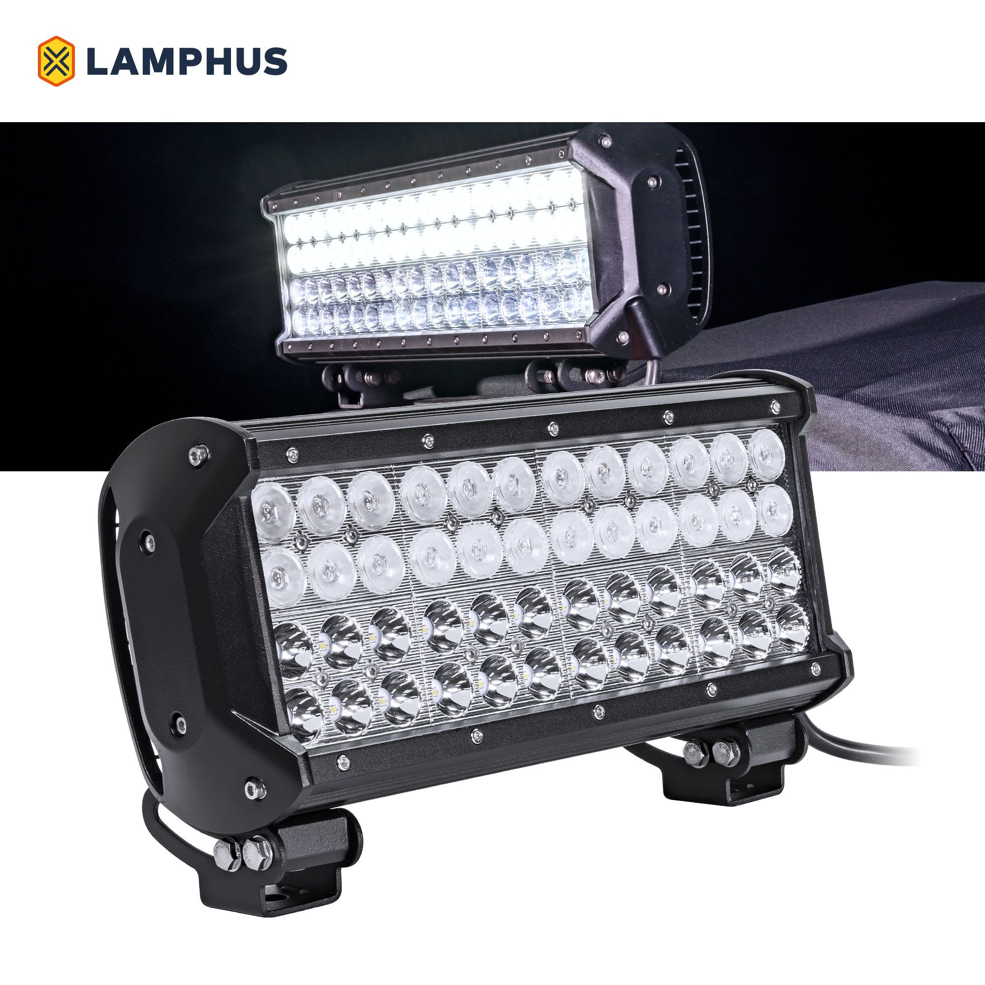 15 inch 144W LED Work Light Bar for JEEP Off road Truck ATV Car