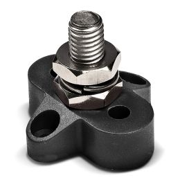 M10 Single Terminal Stud - Black