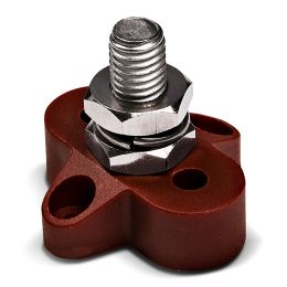 M10 Single Terminal Stud - Red