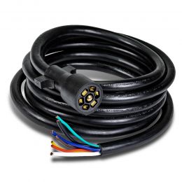 12ft 7-Way Blade 10-14 AWG Trailer Cable