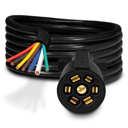 16ft 7-Way Blade 10-14 AWG Trailer Cable