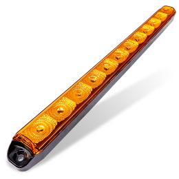 16-Inch 12-LED Trailer Identification Light Bar w/ TBT Function - Amber