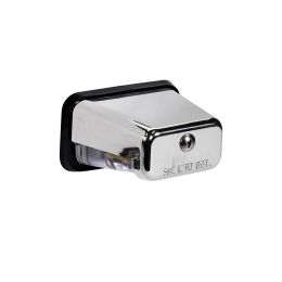 Stud-Mount LED License Plate Light - Chrome