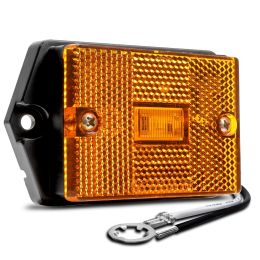 3x2-Inch Surface Mount Amber LED Marker Light - DOT FMVSS 108 - SAE AP2