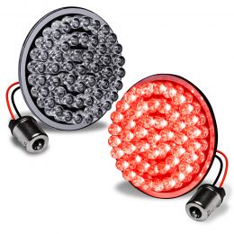 2-Inch 1156 Red LED Turn Signal Tail Light Set for Harley Davidson