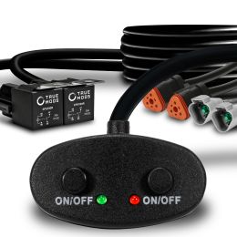 LED Work Light Wiring Harness Kit w/ Dual On-Off Switches - 20AWG
