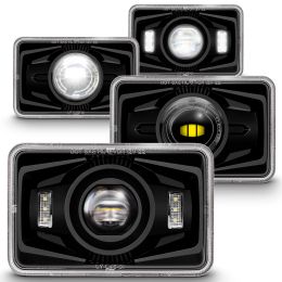 HDL1497 4pc 4x6 DOT Approved (High + Low Beam) LED Headlights