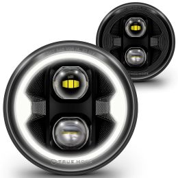 7-Inch H6024 HALO LED Headlight w/ Turn Signals - DOT FMVSS 571.108 Approved