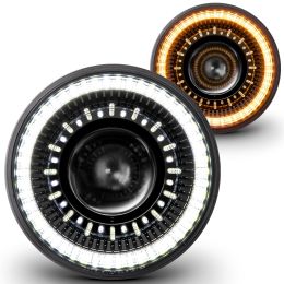 7-Inch H6024 LED Headlight w/ Turn Signals - DOT  Approved Z Cutoff Line