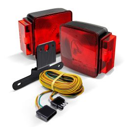 Under/Over 80" Wide Trailer Combination Tail Light Kit (Eco Verison)