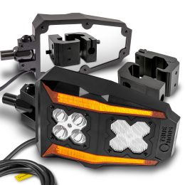 Side Mirror Kit | Turn Signal / Running / Off-Road Lights | Pro-Fit / Profiled Roll Bar Mount