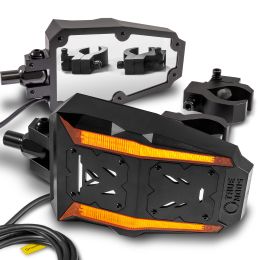 Side Mirror Kit | Turn Signal / Running Lights | 1.5-2" Roll Bar Mount