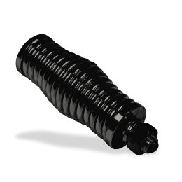 Chrome-Plated Barrel Spring Mounting Base for 1/2" x 20 Thread LED Whip WHP11X, WHP12X - Black