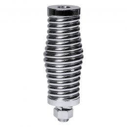 Chrome-Plated Barrel Spring Mounting Base for LED Whip WHP11X, WHP12X