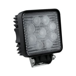 4.25-Inch Square 27W LED Work Light - Flood