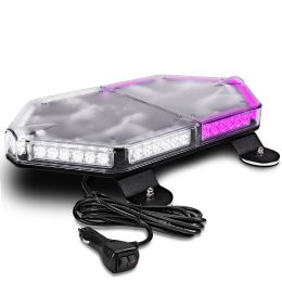 NanoFlare 17-Inch 56W LED Strobe Mini Light Bar - Purple / White