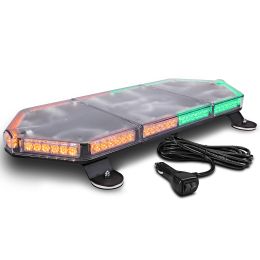 NanoFlare 26-Inch 80W LED Strobe Mini Light Bar - Amber / Green