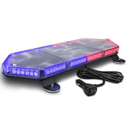 NanoFlare 26-Inch 80W LED Strobe Mini Light Bar - Blue / Red