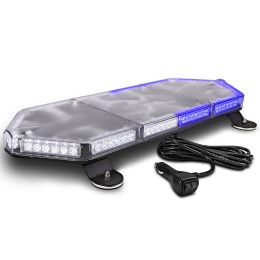 NanoFlare 26-Inch 80W LED Strobe Mini Light Bar - Blue / White
