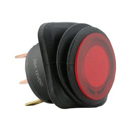 12V DC 25A 3-Pin SPST ON/OFF Rocker Switch