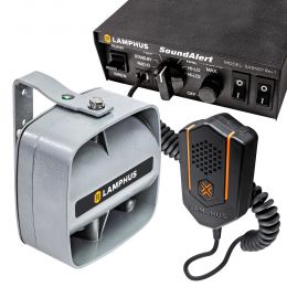 SoundAlert 100W 120-130dB Police Siren Slim Speaker Combo Kit