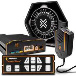 ThunderWave 100W 126-134dB Police Siren Compact Speaker Combo Kit