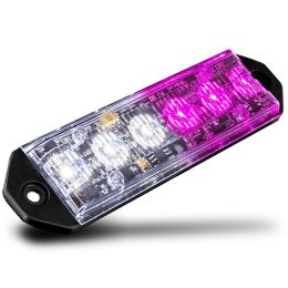 PlanarFlash 5-Inch 6W LED Strobe Light Head - Purple / White