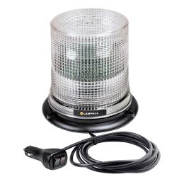 AURA 7-Inch 12W LED Strobe Beacon Light - White