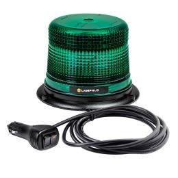AURA 5-Inch 12W LED Strobe Beacon Light - Green