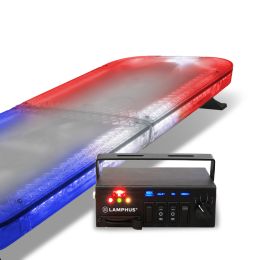 SolarBlast 37-Inch 82W LED Strobe Full-Size Light Bar - Blue / Red