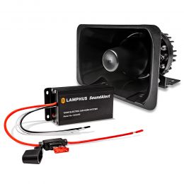 SoundAlert 100W 120-130dB Air Horn Bull-Horn Speaker Combo Kit
