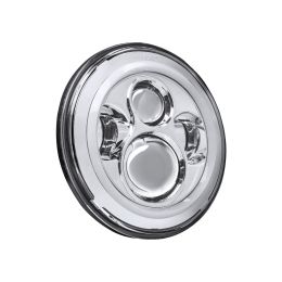 7-Inch HALO LED Headlight for Harley Davidson - Crhome