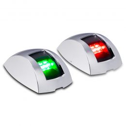 Red + Green LED Marine Navigation Boat Light Kit - USCG ABYC A-16 1NM