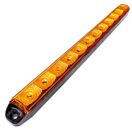 16-Inch 12-LED Trailer Identification Light Bar w/ TBT Function - Amber