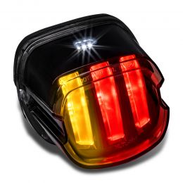 TBL0393 LED Brake Tail Light w/ F1-Blinker and Turn Signals for Harley Davidson - DOT FMVSS 108