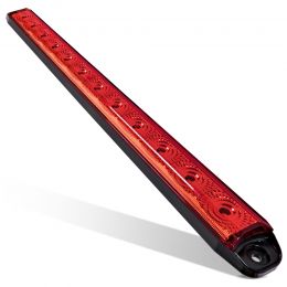 16-Inch 12-LED Trailer Identification Light Bar w/ TBT Function - Red