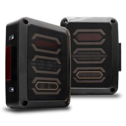 TBL2552 LED Tail Brake Light for Jeep Wrangler JK JKU 2007-2018 - Smoked