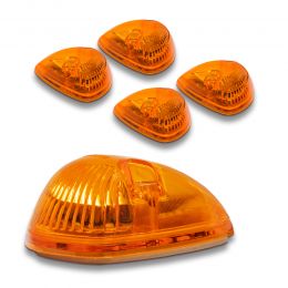 Amber 12-LED Cab Marker Light Kit (Direct Replacement for 94-98 Dodge Ram) - DOT FMVSS 108