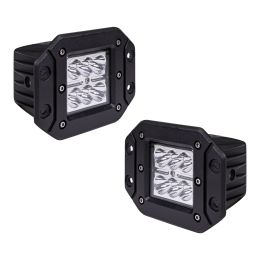 2pc 5-Inch 18W Flush-Mount LED Work Light - Spot