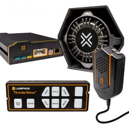 ThunderWave 100W 126-134dB Police Siren Compact Speaker Combo Kit