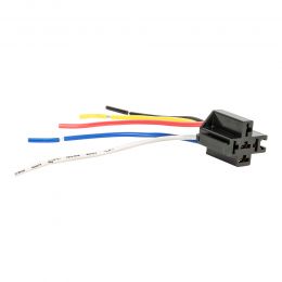SPDT 5-Pin Relay Socket Wire Harness - Bosch Style Interlocking