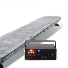 SolarBlast 56-Inch 114W LED Full-Size Strobe Light Bar + Controller