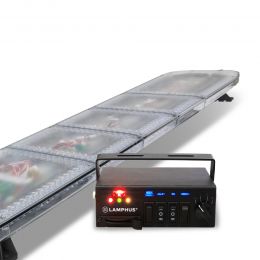 SolarBlast 65-Inch 130W LED Full-Size Strobe Light Bar + Controller